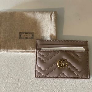 Brand New Womens leather Gucci cardholder